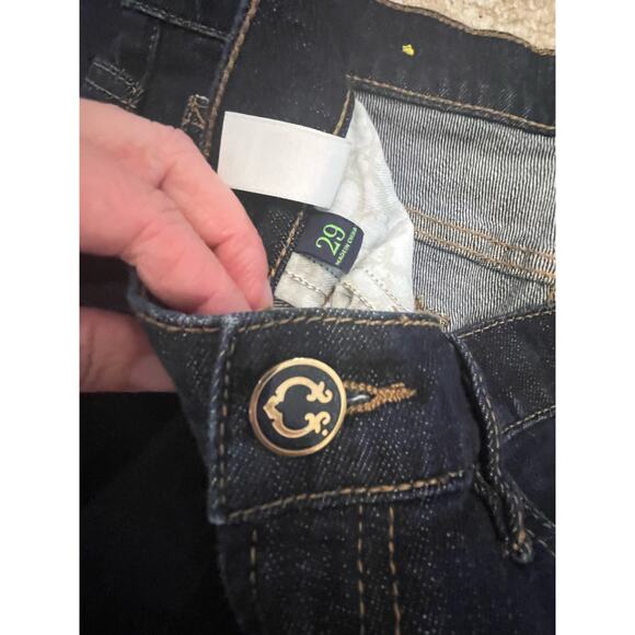 C Wonder Women's Straight Leg Jeans, Size 29, EUC, Dark Wash - Picture 4 of 9